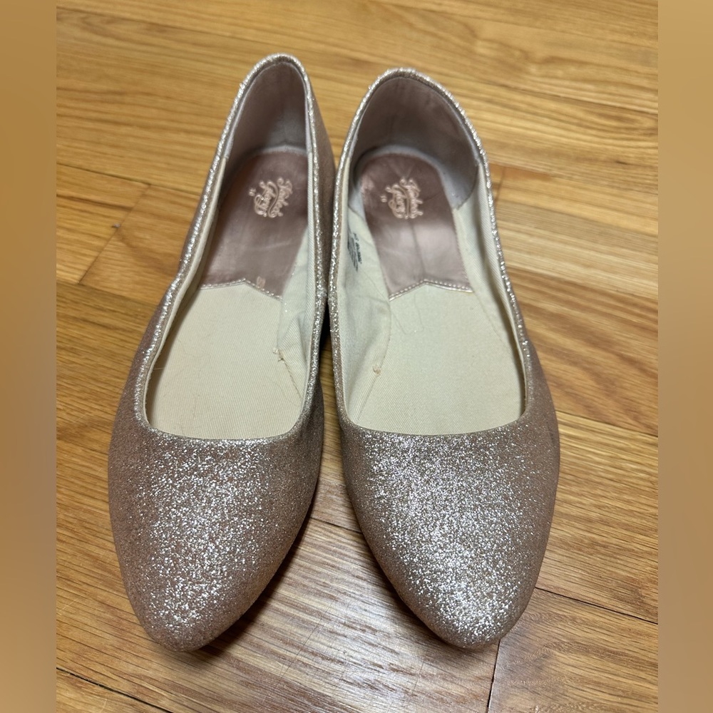 Good sparkly ballet flats women’s size 10 shoes